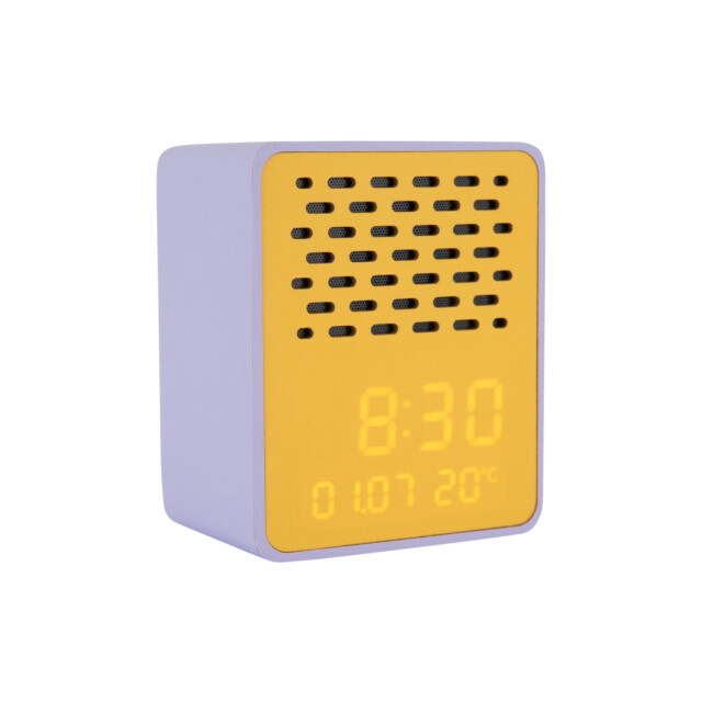 Karlsson wekker funky vibes blue tooth speaker purple & yellow 3064833 large