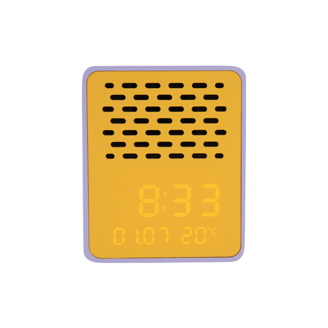 Karlsson wekker funky vibes blue tooth speaker purple & yellow 3064833 large