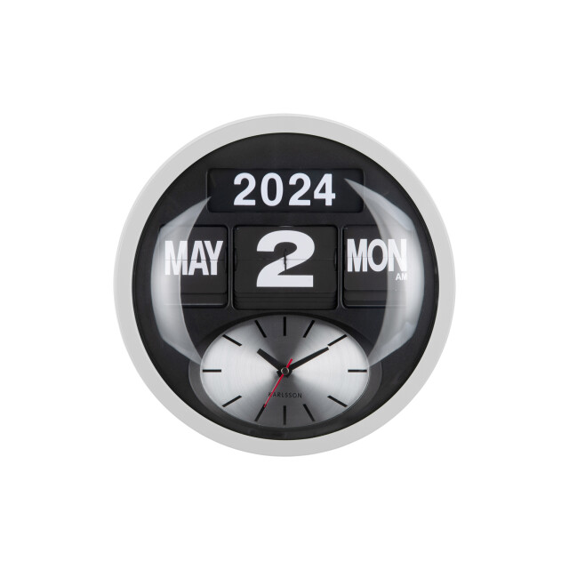 Karlsson wandklok rond flip - Ø32,6cm 3062073 large