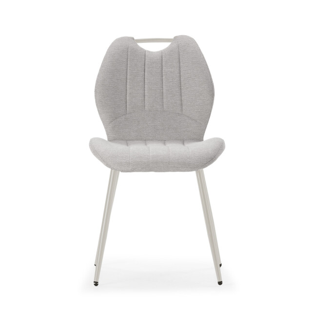CaliCosy Set van 4 stoelen in stof met zwarte metalen poten l48 cm muli 3078791 large