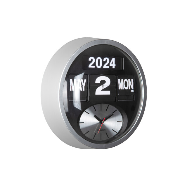 Karlsson wandklok rond flip - Ø32,6cm 3062072 large