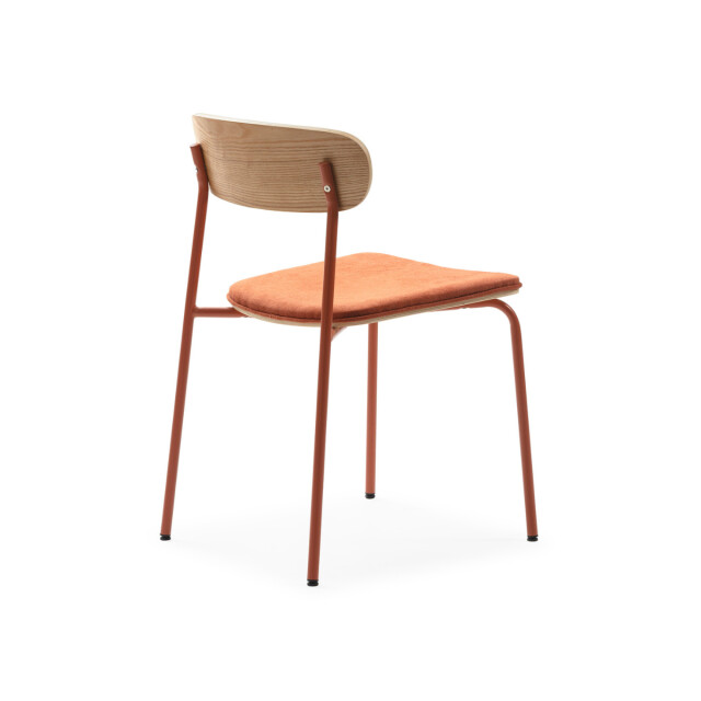CaliCosy Set van 2 stoelen in stof met zwarte metalen poten l46 cm adriana 3078772 large