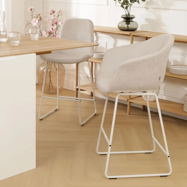 Nolon Nino-otis barkruk wit onderstel 65 cm 2028922 large