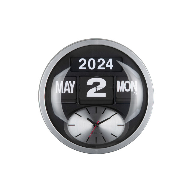 Karlsson wandklok rond flip - Ø32,6cm 3062072 large