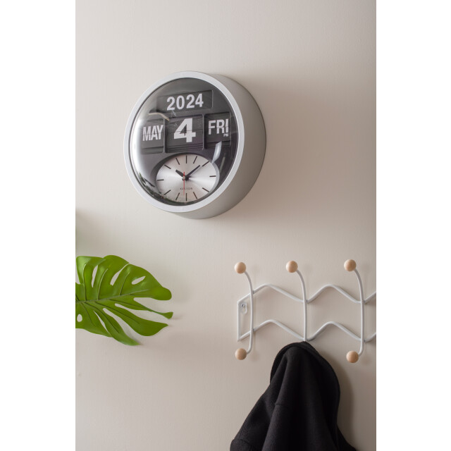 Karlsson wandklok rond flip - Ø32,6cm 3062072 large