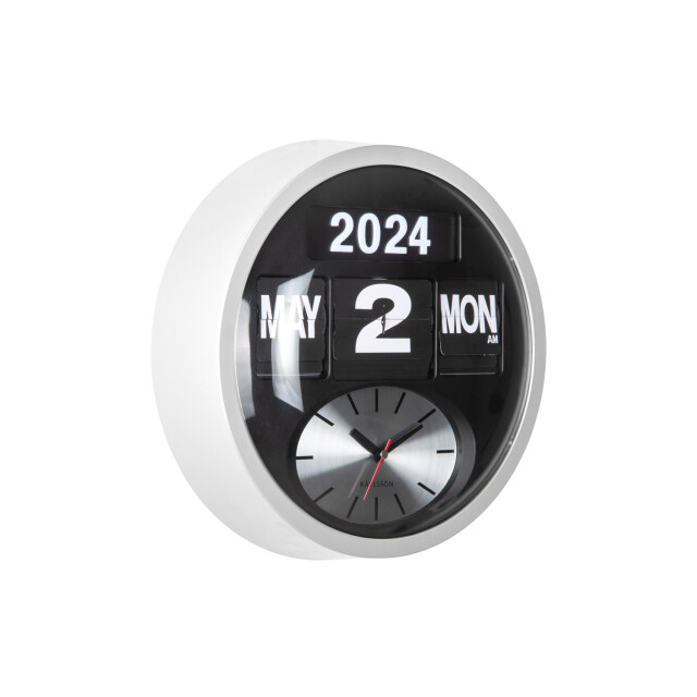 Karlsson wandklok rond flip - Ø32,6cm 3062073 large