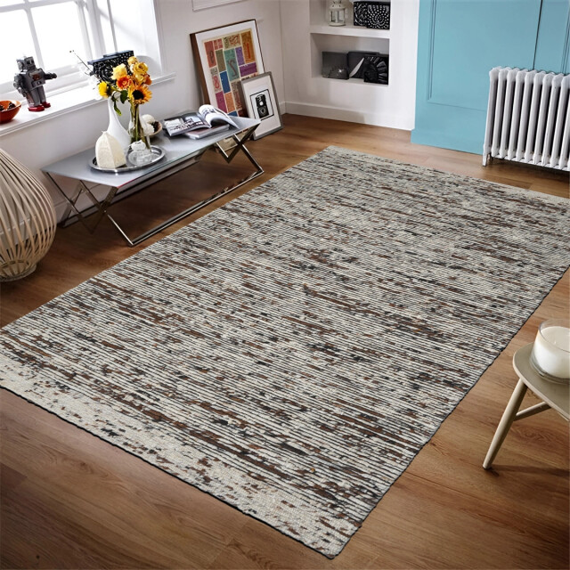 Velaar Vloerkleed flawless bruin – geweven wol laagpolig tapijt- 160x230 cm 3172106 large
