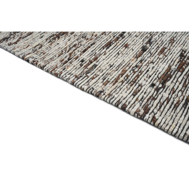 Velaar Vloerkleed flawless bruin – geweven wol laagpolig tapijt- 160x230 cm 3172106 large