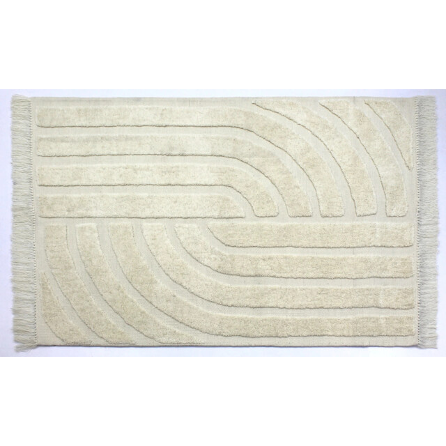 Velaar Vloerkleed pastrana japandi – 100% wol design tapijt beige- 160x230 cm 3172127 large