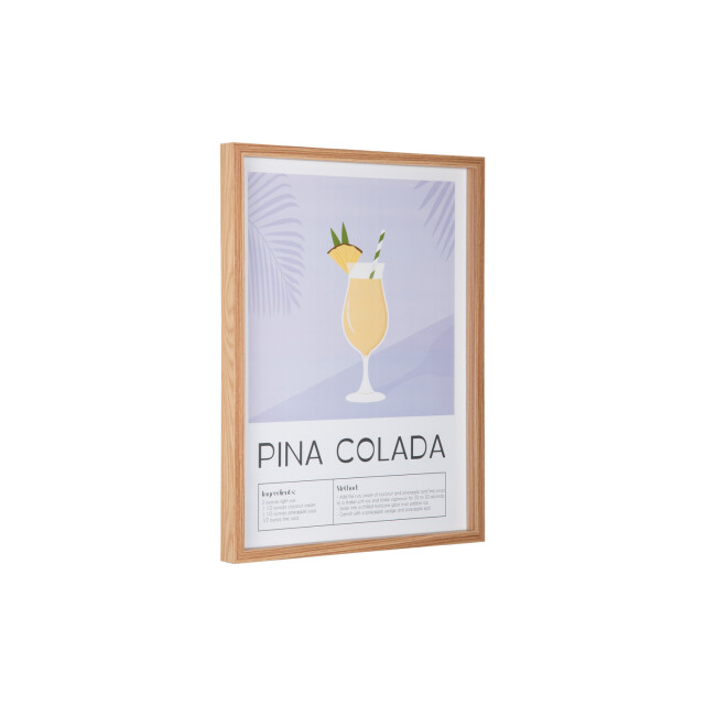 Present Time wall art pina colada zacht 3062386 large