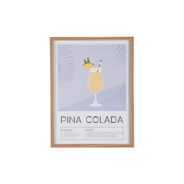 Present Time wall art pina colada zacht 3062386 large