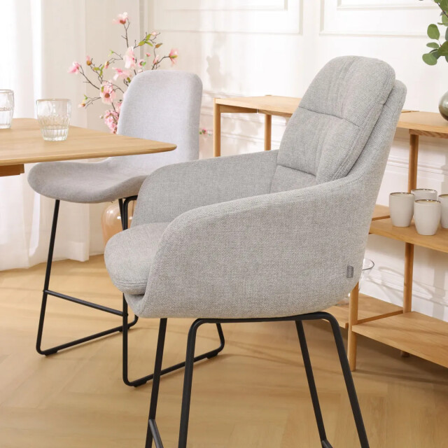 Nolon Nino-mia barkruk zwart onderstel 75 cm 2407138 large