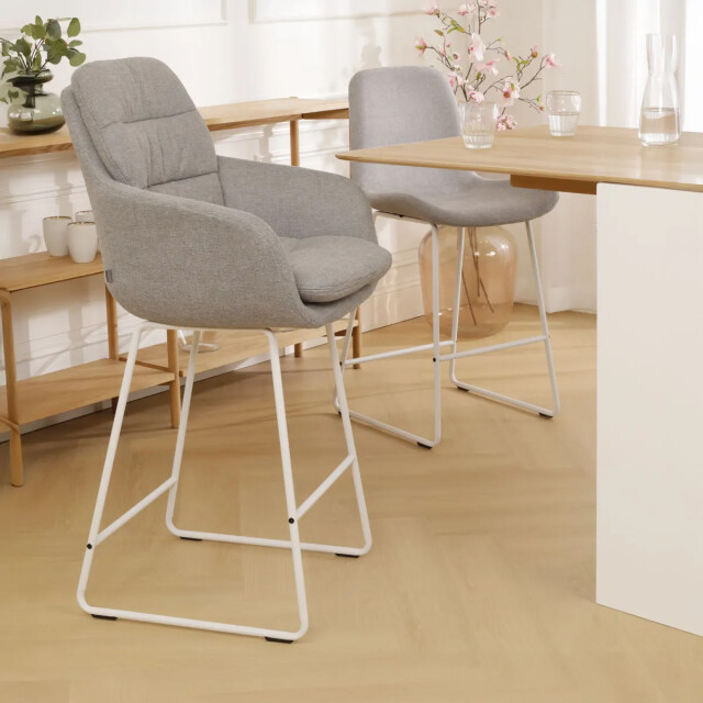Nolon Nino-mia barkruk wit onderstel 65 cm 2408612 large