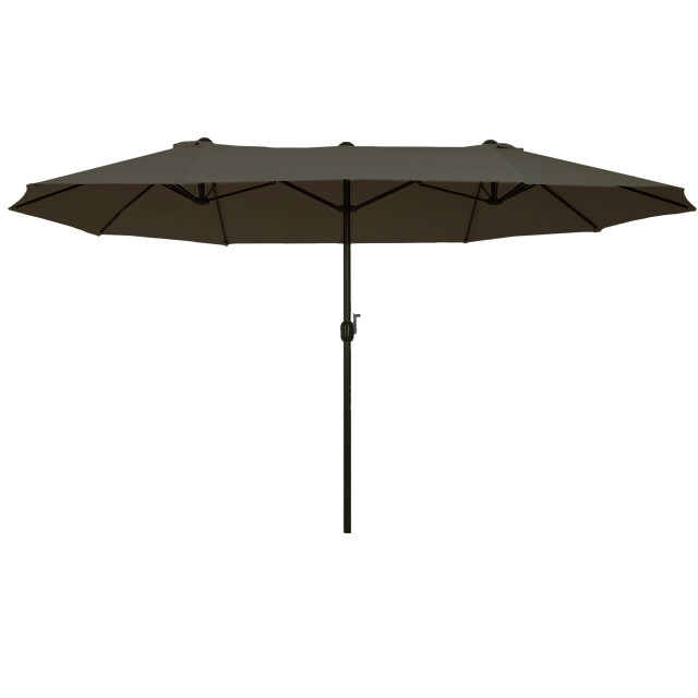 4goodz Outsunny duo-parasol 460x270 cm brede xl parasol - 3172241 large