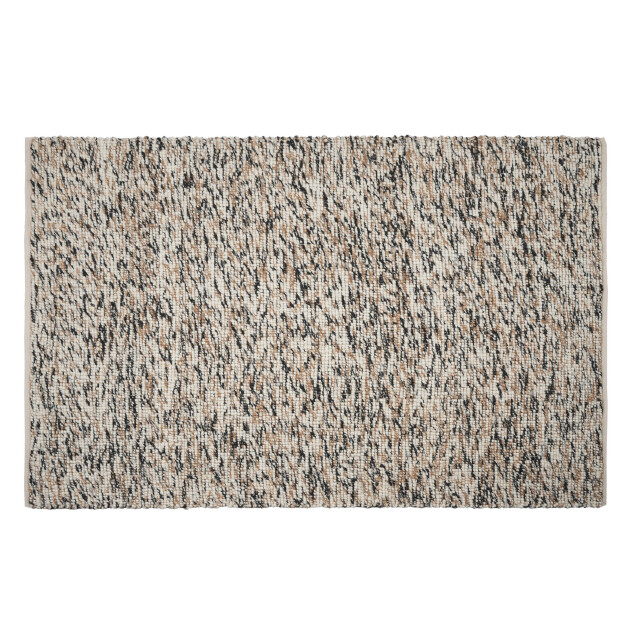 Velaar Vloerkleed heather zwart– wol look polyester en scandinavisch design- 3172100 large