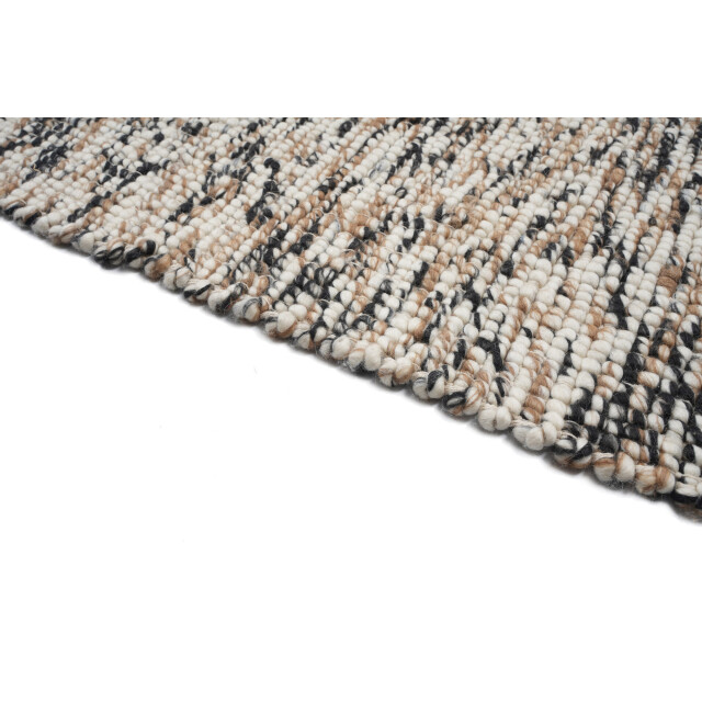 Velaar Vloerkleed heather zwart– wol look polyester en scandinavisch design- 3172100 large