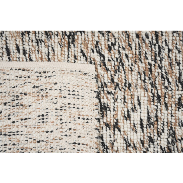 Velaar Vloerkleed heather zwart– wol look polyester en scandinavisch design- 3172100 large