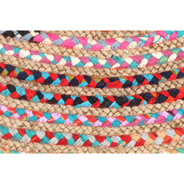 Velaar Vloerkleed jaipur multi jute rond tapijt jute & katoen beige- 3172158 large