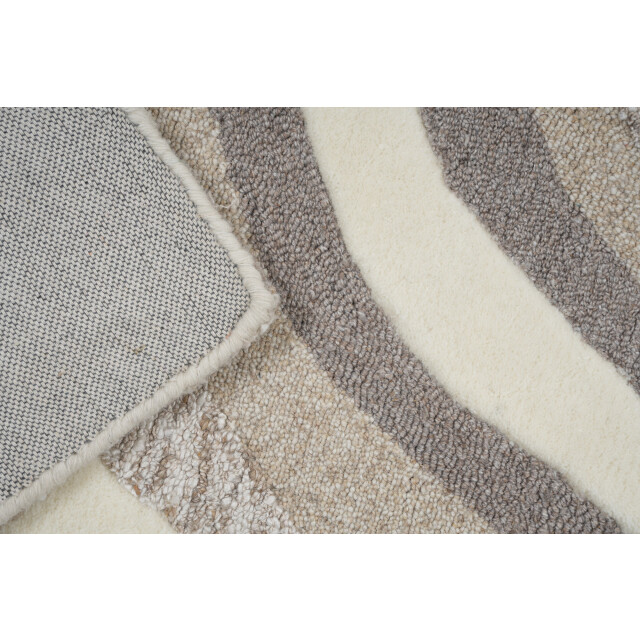 Velaar Vloerkleed abstract abasca – luxe 100% wol laagpolig creme- 160x230 3172116 large