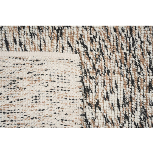Velaar Vloerkleed heather zwart– wol look polyester en scandinavisch design- 3172100 large