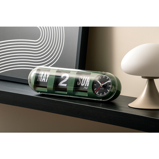 Karlsson wandklok tube flip jungle 3062058 large