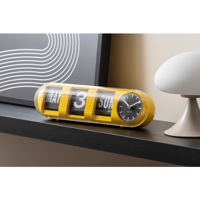 Karlsson wandklok tube flip helder 3062057 large