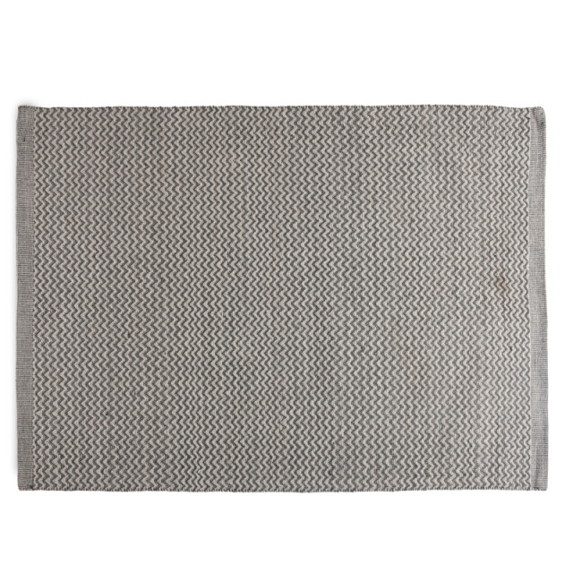 Velaar Vloerkleed shelly zigzag – 100% wol laagpolig tapijt - 160x230 cm 3172118 large