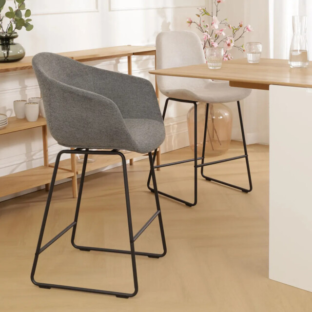 Nolon Nino-otis barkruk zwart onderstel 65 cm 2027383 large