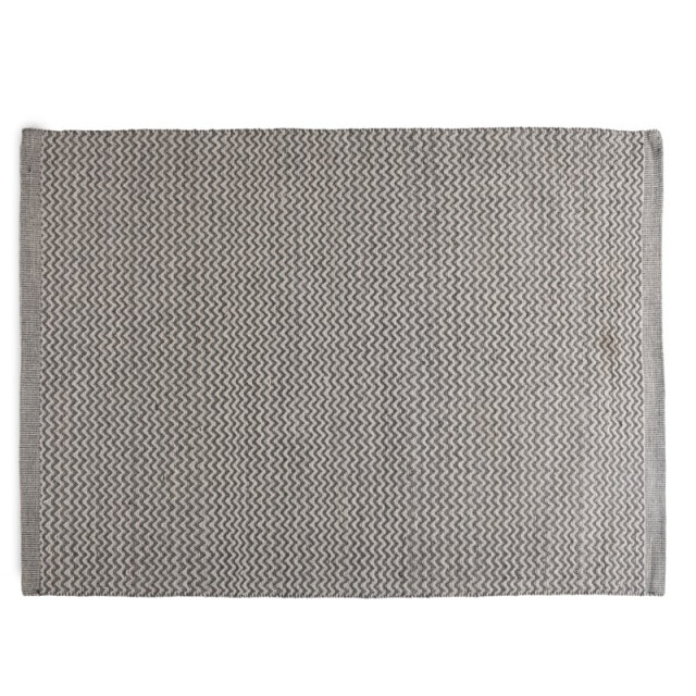 Velaar Vloerkleed shelly zigzag – 100% wol laagpolig tapijt - 190x290 cm 3172117 large