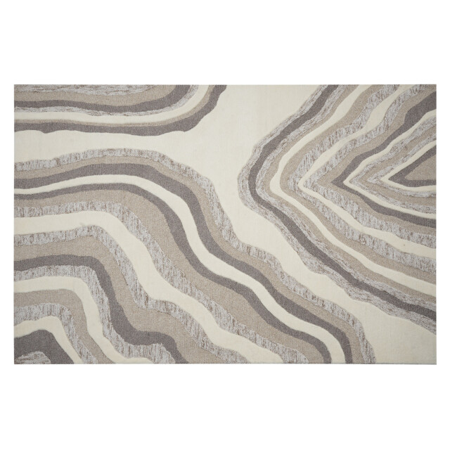 Velaar Vloerkleed abstract abasca – luxe 100% wol laagpolig creme- 160x230 3172116 large