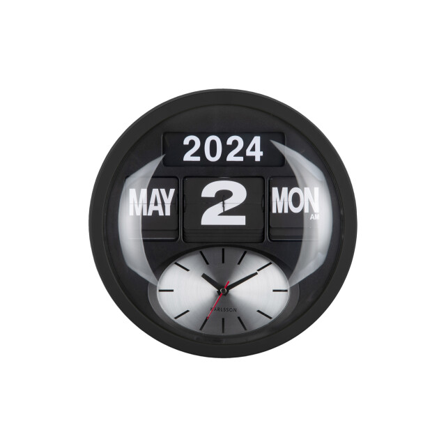 Karlsson wandklok rond flip - Ø32,6cm 3062070 large