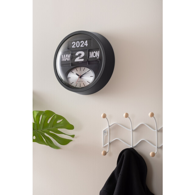 Karlsson wandklok rond flip - Ø32,6cm 3062070 large