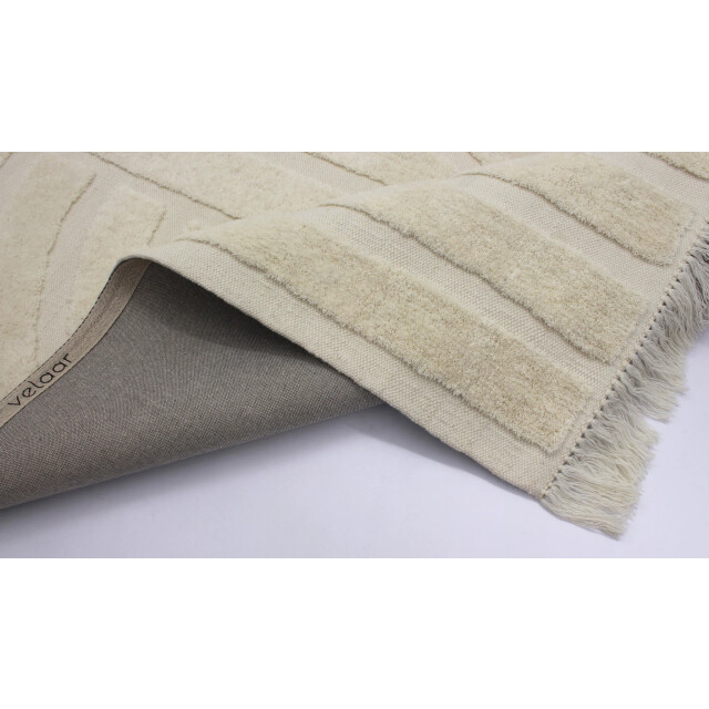 Velaar Vloerkleed pastrana japandi – 100% wol design tapijt beige- 160x230 cm 3172127 large