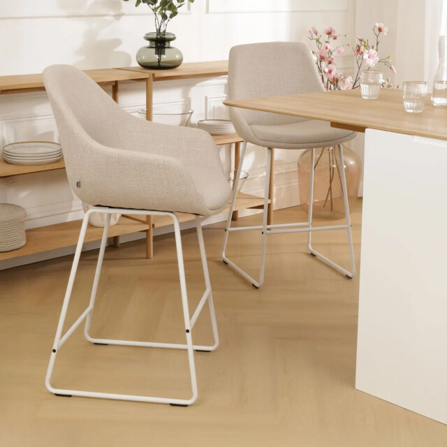 Nolon Nino-mae barkruk wit onderstel 65 cm 2794720 large