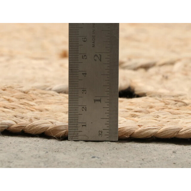 Velaar Vloerkleed jaipur jute rond tapijt 100% jute natur- 200 cm rond 3172147 large