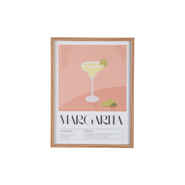 Present Time wall art margarita peach orange 3062387 large