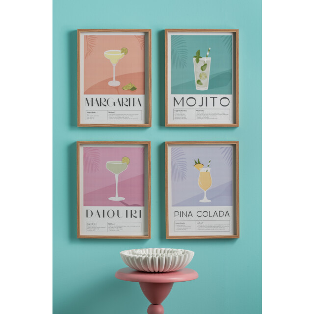 Present Time wall art margarita peach orange 3062387 large
