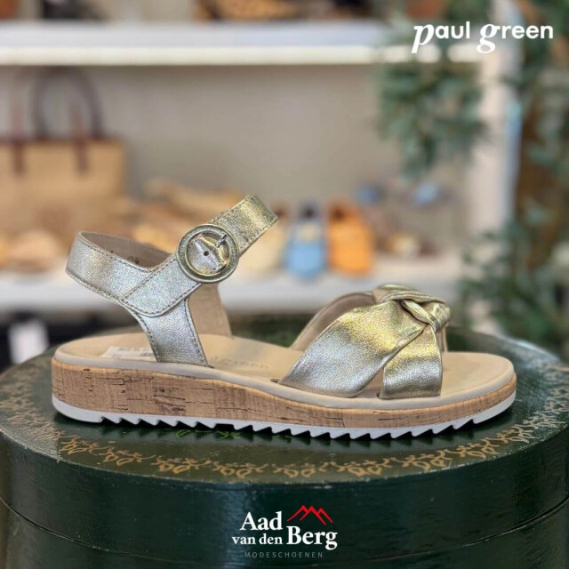 Paul Green 6105 Sandalen Goud 6105 large