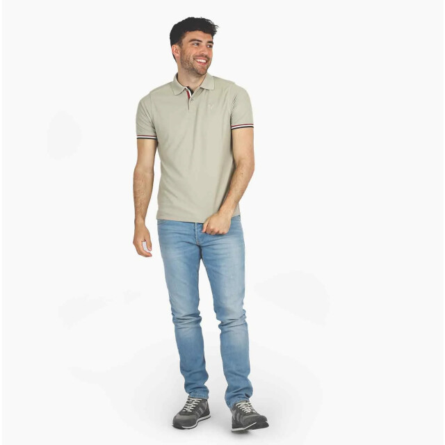 Q1905 Polo shirt matchplay aluminium/licht QM2643525-122-1 large