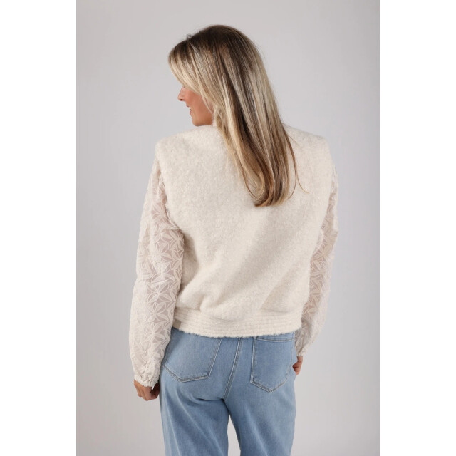 Nukus Nks08006 17 mia gilet boucle off white NKS08006 17 large