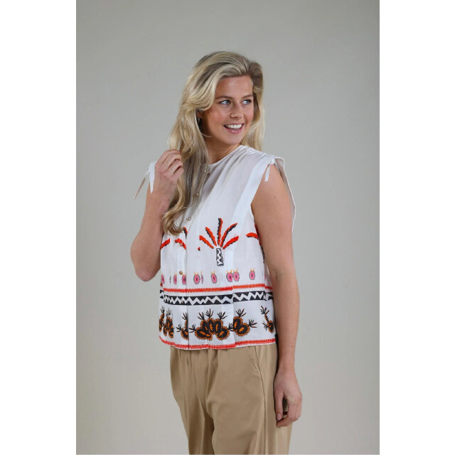 Nukus Ss24018817 olive top lena off white SS24018817 large