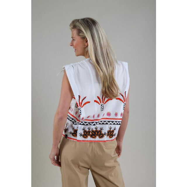 Nukus Ss24018817 olive top lena off white SS24018817 large