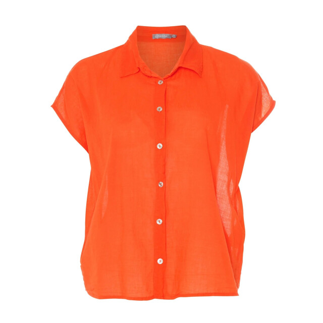 Geisha 43340-70 220 blouse with knot coral 43340-70 220 large