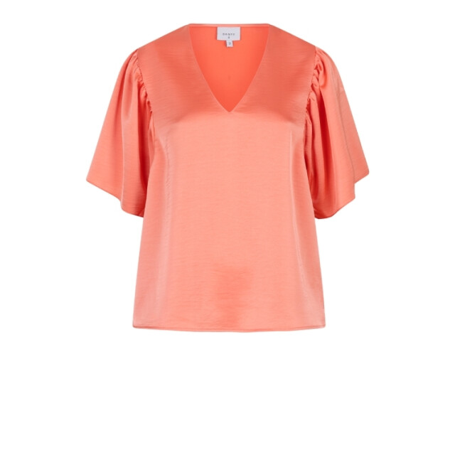 Dante 6 D6 arvi satin butterfly sleeve top D6 Arvi Satin Butterfly Sleeve Top/Radiant Apricot 7700 large
