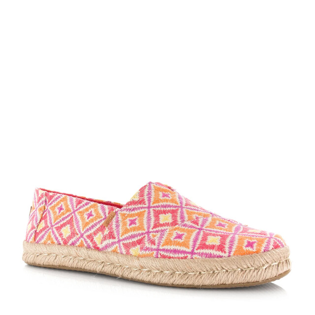 Toms Alpargata rope 2.0 | geo pink espadrilles dames 10020707 large