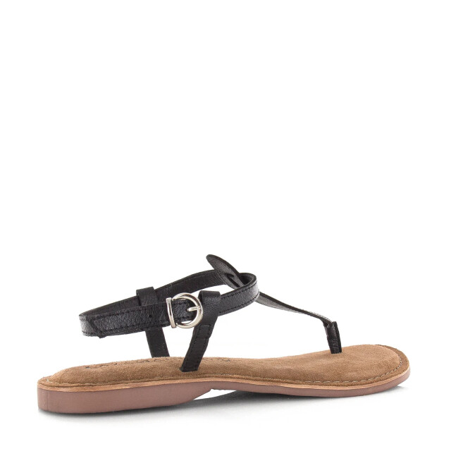 Lazamani T-strap leren teensandalen platte sandalen dames LA75618 large
