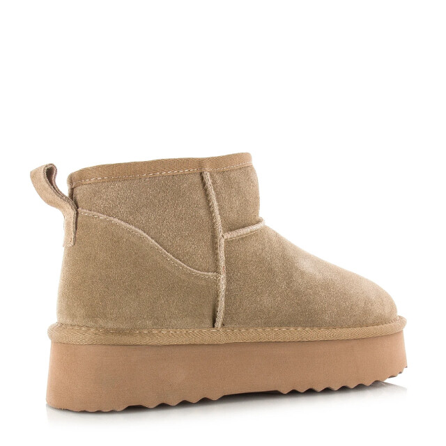 Shoecolate platform Classic Boots Taupe platform Classic large