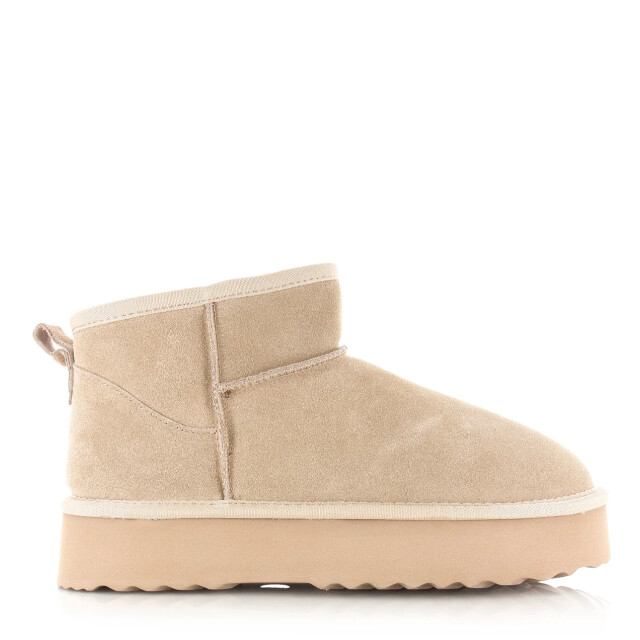 Shoecolate platform Classic Boots Beige platform Classic large