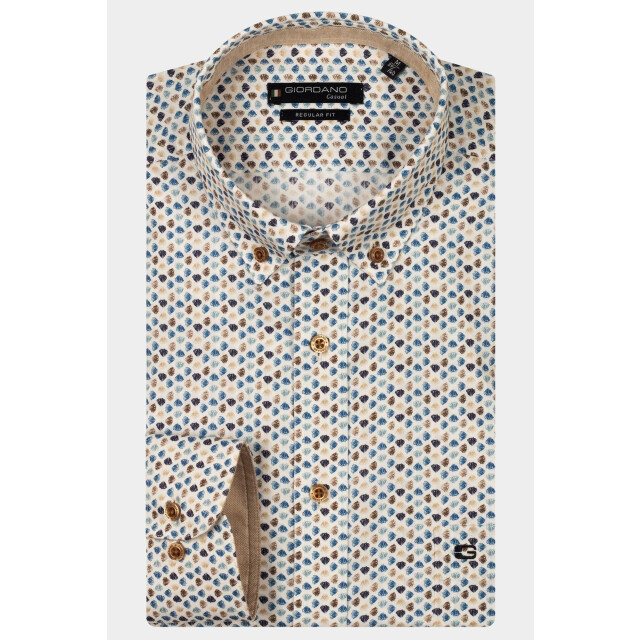 Giordano Casual hemd korte mouw league short sleeve button do 516022/60 188525 large