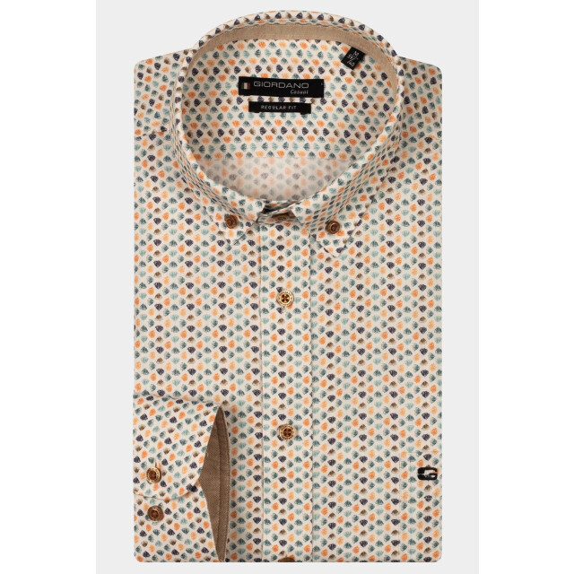 Giordano Casual hemd korte mouw league short sleeve button do 516022/25 188524 large